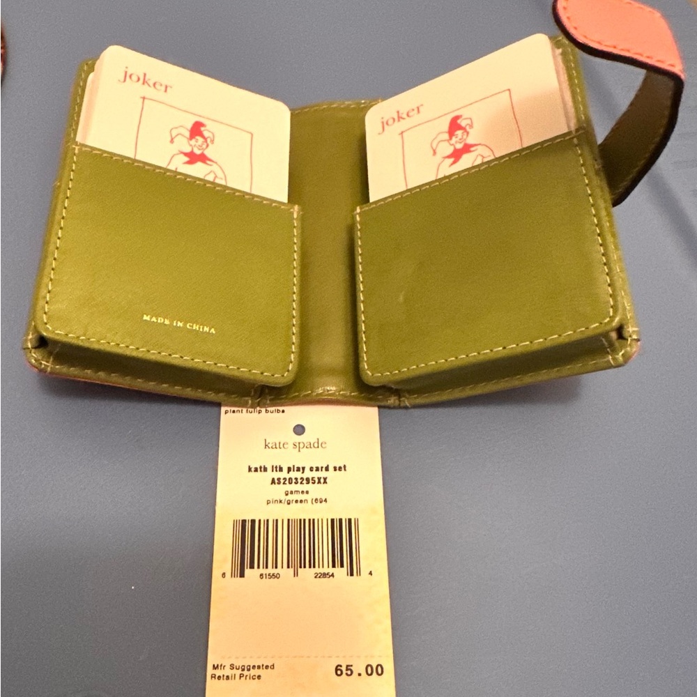 Kate Spade 2 deck of cards wallet holder - Picture 3 of 3